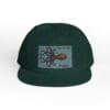Dark green cap with an octopus patch on the front.