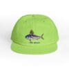 Green cap with a fish graphic and 'The Blue' text.
