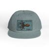 Gray baseball cap with an octopus patch on the front.