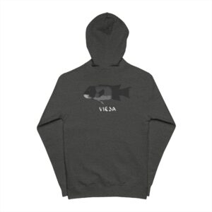 Vieja B/W Fleece Zip Up Hoodie
