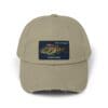 Beige cap with a colorful California patch on front.
