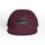 Maroon baseball cap with a fish graphic embroidered on the front.