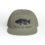 Olive-green cap with a black duck illustration and 'PATO DE AGUA' text.