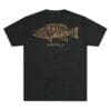 Black t-shirt with a large fish graphic and 'Largemouth Bass' text.
