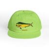 Green cap with a fish graphic and 'AQUARIUS' text.