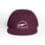 Maroon snapback hat with a white embroidered logo and text.