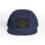 Navy blue cap with a black patch featuring an embroidered fish design.