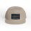 Beige baseball cap with a rectangular patch logo on the front.