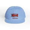 Light blue cap with a red vintage car and 'ANGOLA' text embroidered.