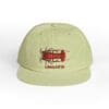 Light green cap with red airplane embroidery and 'RAGDOLL' text.