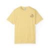 Light yellow T-shirt with a small logo on the chest.