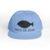 Light blue cap with a black duck logo and 'PATO DE AGUA' text.