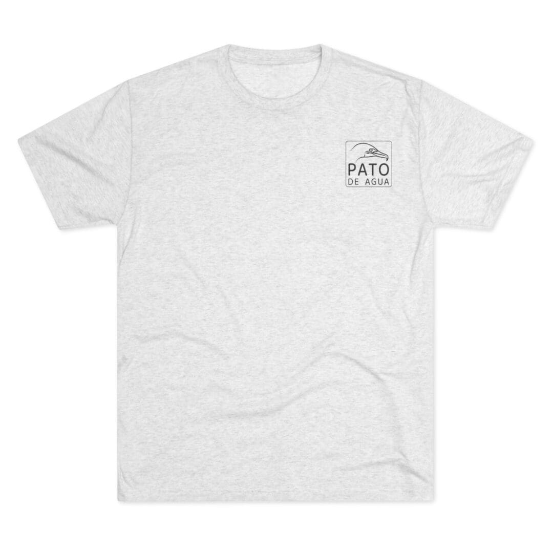 White T-shirt with a small front pocket logo.