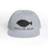 Gray cap with a black duck silhouette and 'Pato de Agua' text.