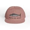 Brown cap with a fish graphic and 'PATO DE AGUA' text.