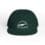 Dark green baseball cap with a white embroidered design.