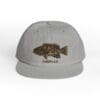 Gray baseball cap with a detailed fish graphic and 'CABALLA' text.