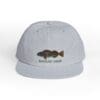 Light gray cap with a fish graphic and 'SAVAGE LURES' text.
