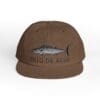 Brown cap with a fish graphic and 'Pato de Agua' text.