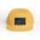 Yellow Patagonia cap with logo patch on front.