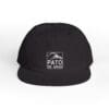 Black baseball cap with 