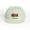 Light green baseball cap with a red vintage car and 'LANGOLIA' text.
