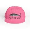 Pink cap with a fish and 'Pato de Agua' text.