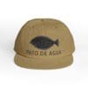 Brown cap with a black duck graphic and 'PATO DE AGUA' text.