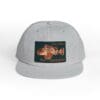 Gray snapback hat with a vintage car patch on the front.