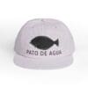 Gray cap with a black duck silhouette and 'PATO DE AGUA' text.