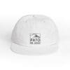 White cap with 'PATO' logo and text.