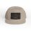 Beige cap with a rectangular patch featuring a fish design.