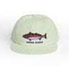 Light green cap with a colorful fish embroidery and 'Central Alaska' text.