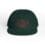 Dark green cap with a subtle fish design on the front.