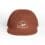 Brown baseball cap with a white embroidered logo and text.