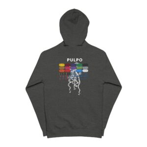 Pulpo Vertical Fleece Zip Up Hoodie