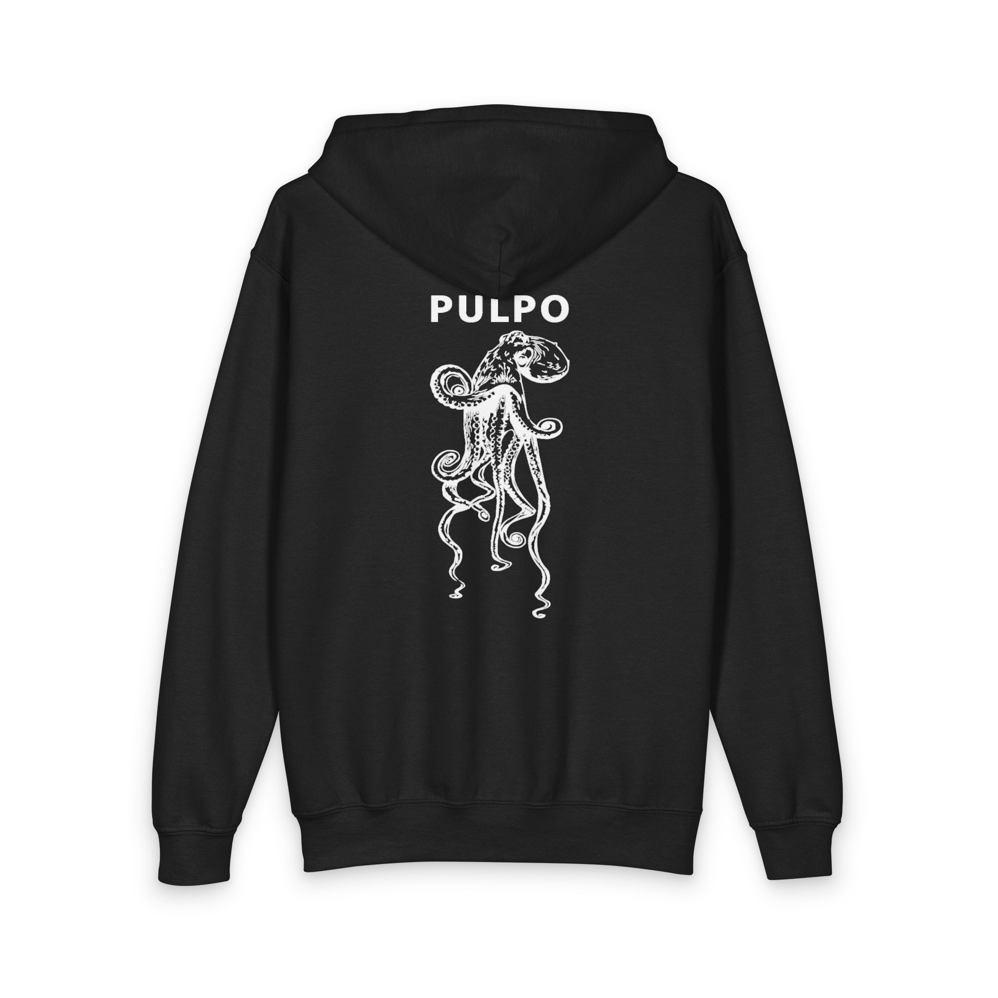 Pulpo Vertical Youth Zipped Hoodie - Image 8