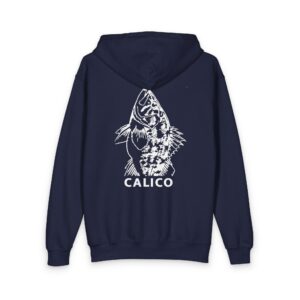Calico Vertical Youth Zipped Hoodie