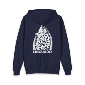Linguado Vertical Youth Zipped Hoodie