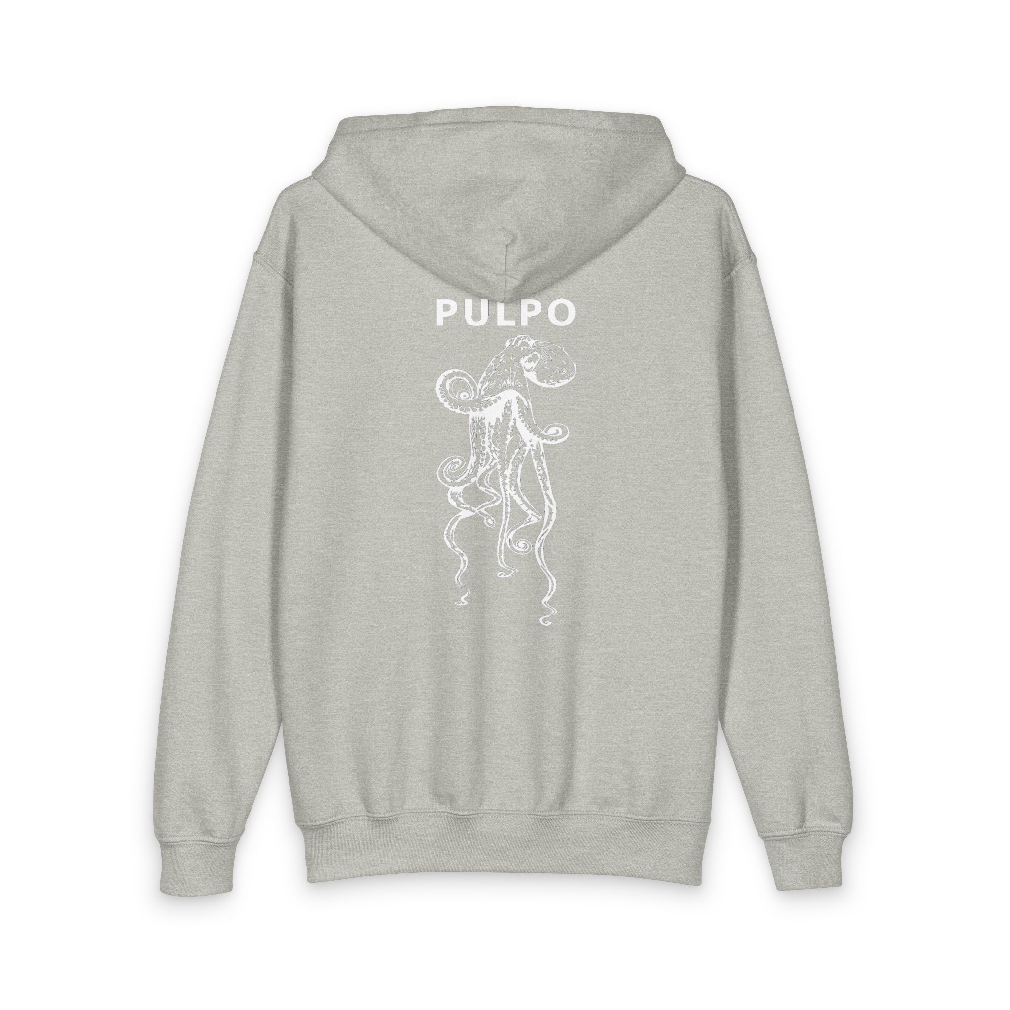 Pulpo Vertical Youth Zipped Hoodie - Image 6